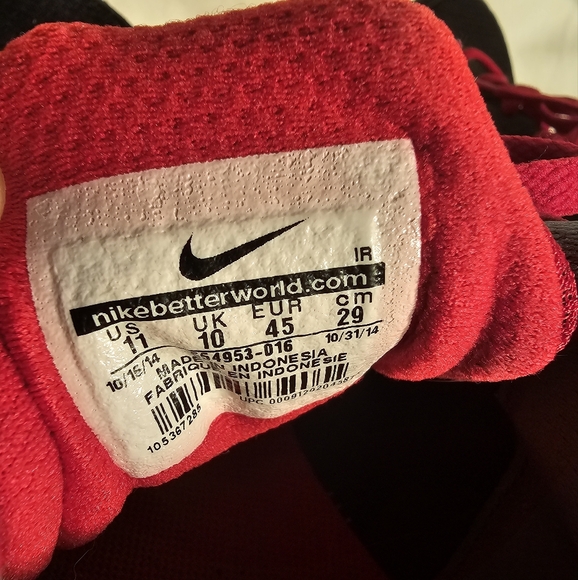 Nike Revolution 2 red & black - Picture 7 of 12